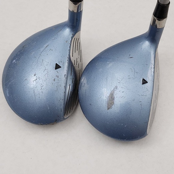 Square Two Ladies Finesse Dual Rail 3 & 5 Wood Set Graphite Shafts RH FAIR - Picture 3 of 14